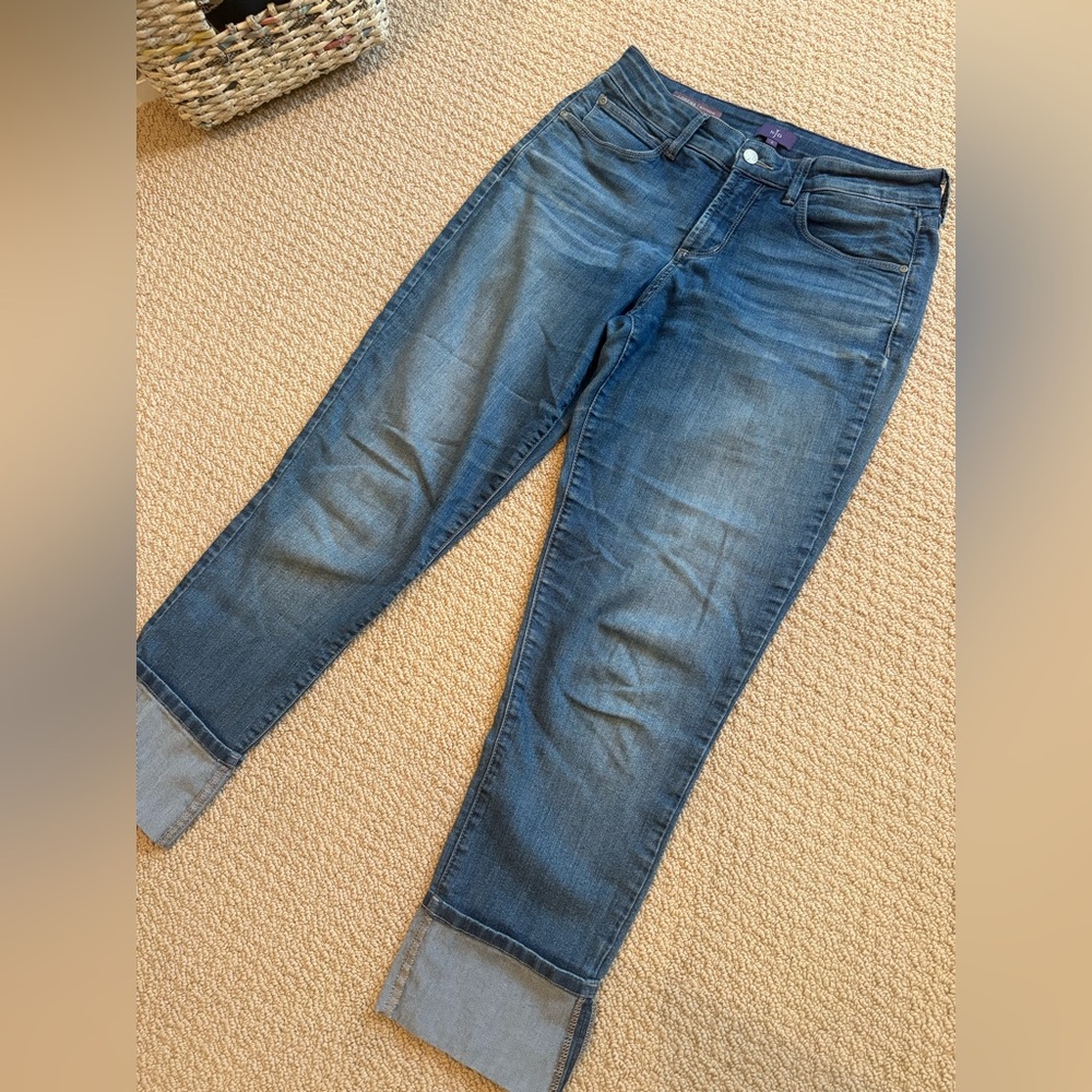NYDJ Women's Blue Boyfriend Jeans